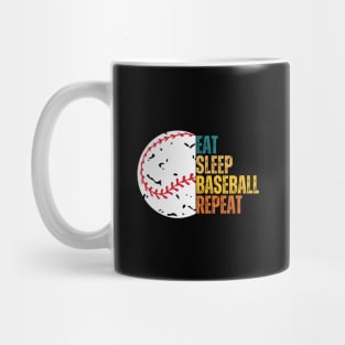 Eat Sleep Baseball Repeat Mug